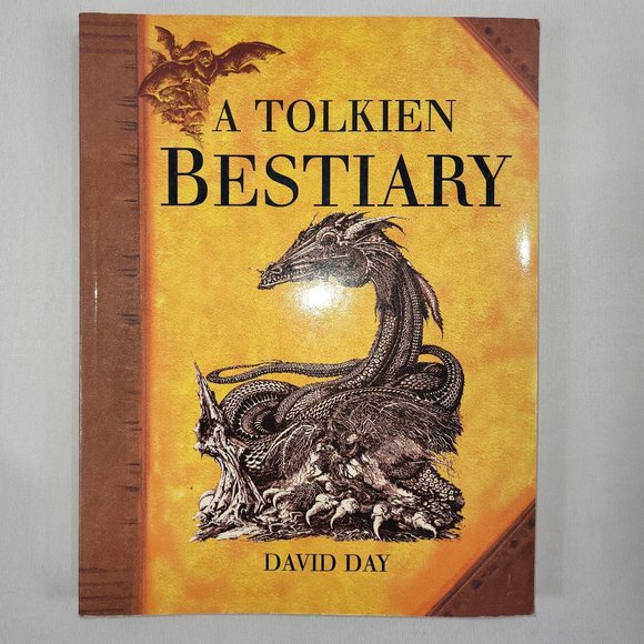 JRR Tolkien Bestiary 1979 Oversize Paperback Softcover Lord of the Rings Book - Picture 1 of 1